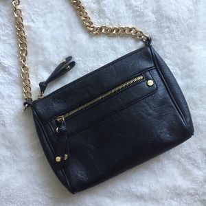 Nordstrom BP black pleather crossbody purse